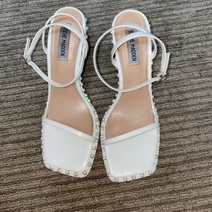 Steve Madden Zelle Heels in White